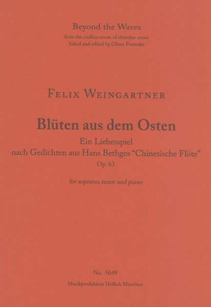 Blüten Aus Dem Osten, Op. 63 : Ein Liebesliederspiel Für Sopran und Tenor und Klavier.