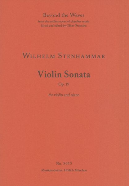 Violin Sonata, Op. 19 : For Violin and Piano.