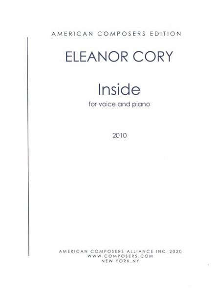 Inside : For Voice and Piano (2010).