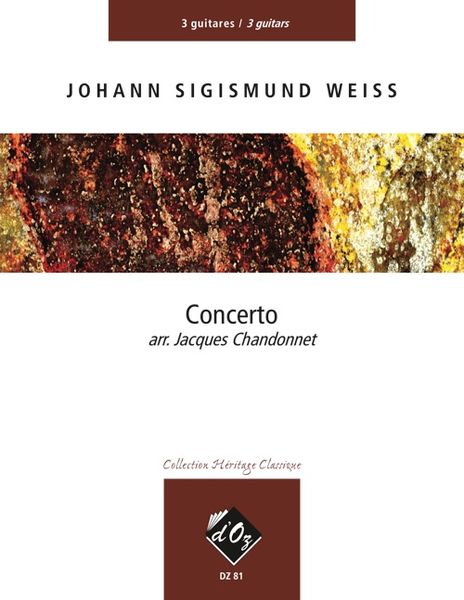 Concerto : For Three Guitars / arranged by Jaques Chandonnet.