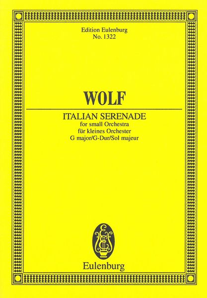 Italian Serenade : For Small Orchestra.