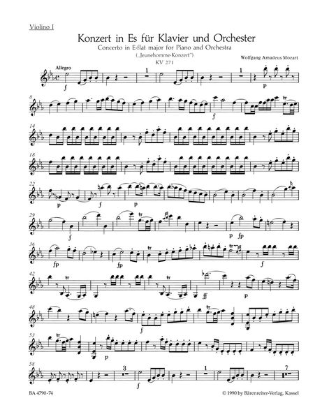 Concerto No. 9 In Eb Major : For Piano and Orchestra / edited by Christoph Wolff.