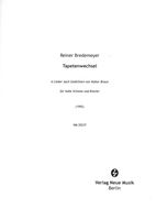 Tapetenwechsel : Für Hohe Stimme und Klavier (1992).