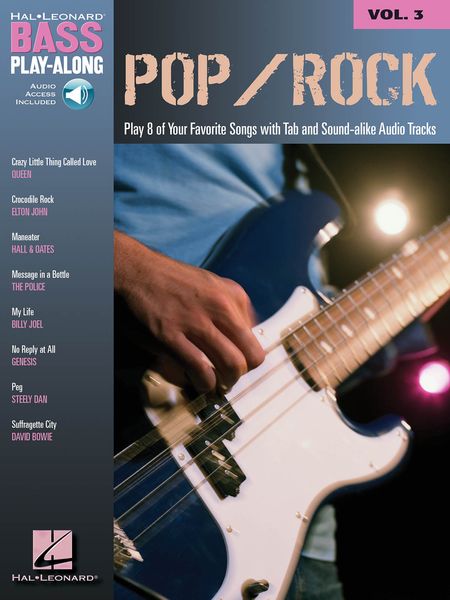 Pop/Rock : Bass Play-Along. Vol. 3.