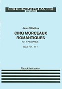 Five Romantic Pieces = Cinq Morceaux Romantiques, Op. 101 No. 1 - Romance : For Piano.