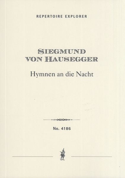 Hymnen An Die Nacht : For Baritone and Orchestra.