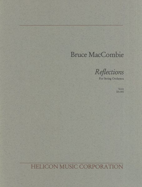 Reflections : For String Orchestra.