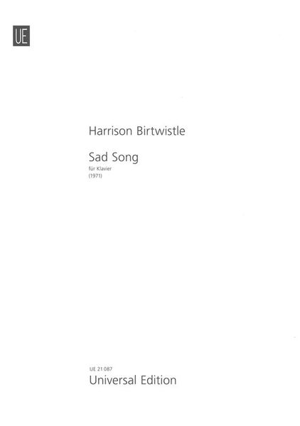 Sad Song : Für Klavier (1971).