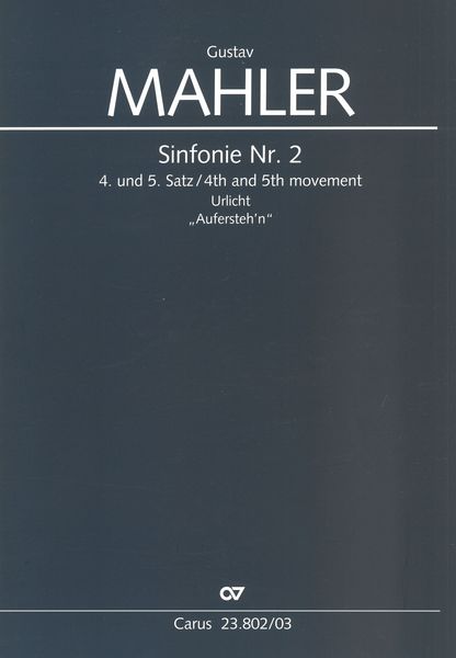 Symphonie Nr. 2 : 4. und 5. Satz / Piano reduction by Nicholas Kok.