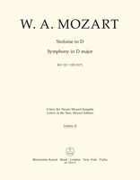 Symphony In D Major K. 111/120 (111a) : For Orchestra / edited by Gerhard Allroggen.