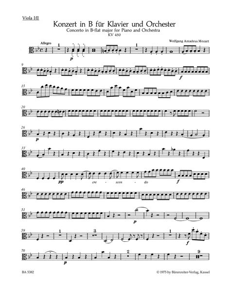 Concerto No. 15 In B Flat Major : For Piano and Orchestra, K. 450 / edited by Marius Flothuis.