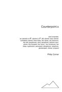 Counterpoint.S : For Wind Ensemble (1985).