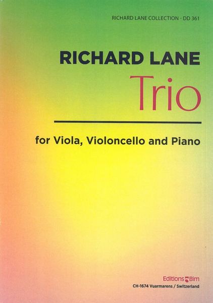 Trio : For Viola, Violoncello and Piano (1993).
