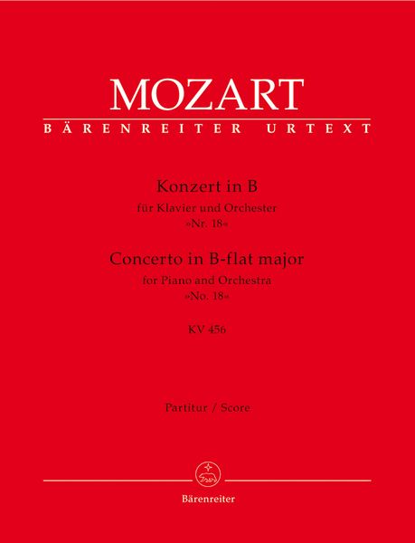 Concerto No. 18 In Bb Major, K. 456 : For Piano and Orchestra / edited by Eva and Paul Badura-Skoda.