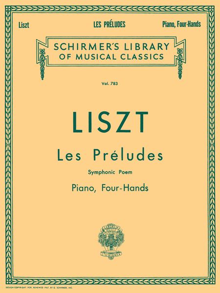 Les Preludes : arranged by The Composer For Piano, Four Hands.