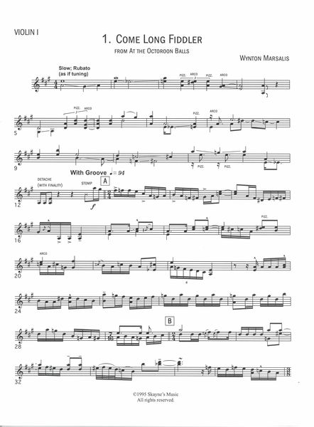 At The Octoroon Balls : String Quartet No. 1 (1995).