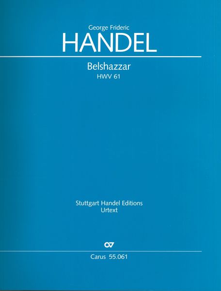 Belshazzar, HWV 61 / edited by Felix Loy.