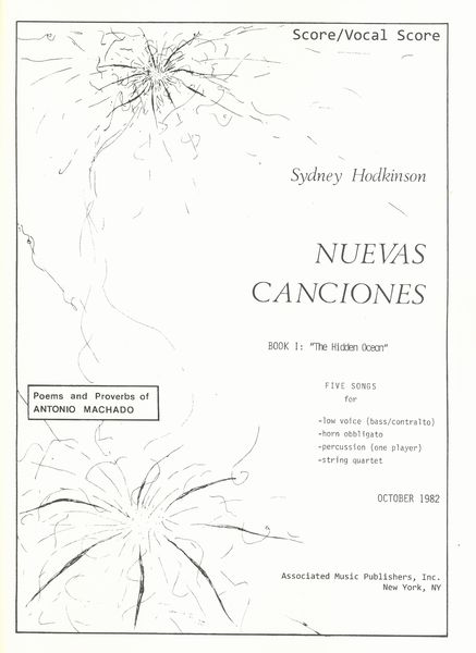 Nuevas Canciones, Book I - The Hidden Ocean (1982).