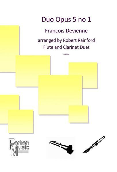 Duo, Op.5 No. 1 : For Flute and Clarinet Duet / arranged by Robert Rainford.
