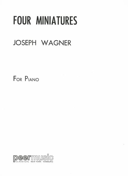 Four Miniatures : For Piano.