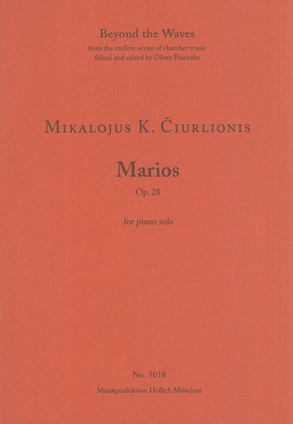 Marios, Op. 28 : For Piano Solo.