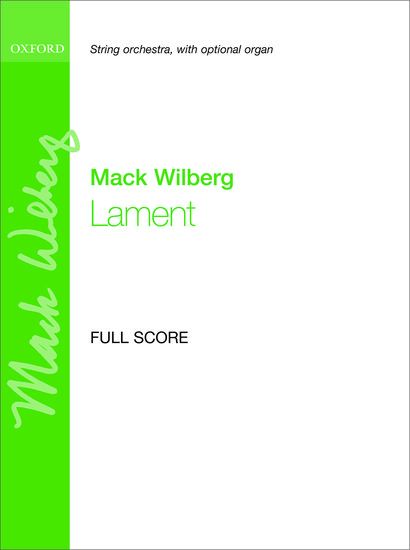 Lament (and Wept Bitterly) : For String Orchestra, With Optional Organ.