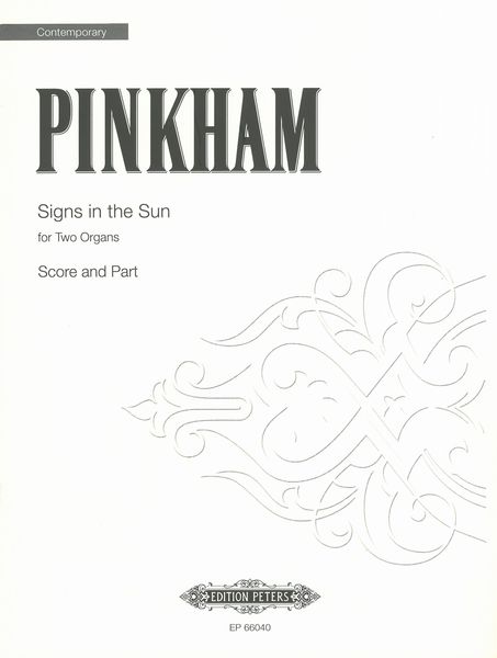 Signs In The Sun : For Two Organs.