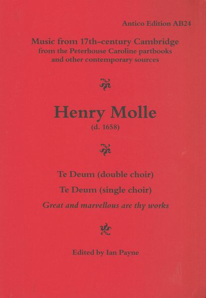 Te Deum (Double Choir); Te Deum (Single Choir); Great and Marvellous Are Thy Works.