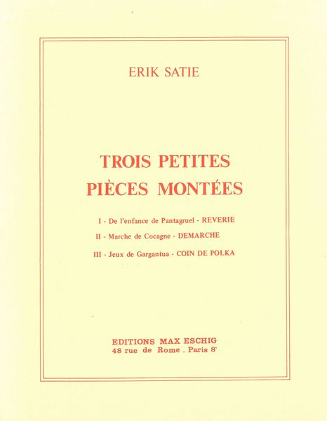 Trois Petites Pièces Montées : For Orchestra.