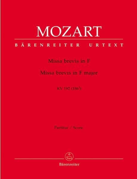 Missa Brevis In F Major, K. 192 (186f).