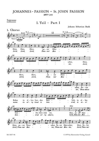 St. John Passion BWV 245.