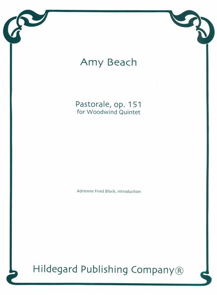 Pastorale, Op. 151 : For Woodwind Quintet.