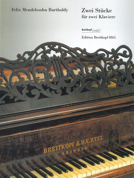 Two Pieces For Two Pianos : Sonata In D Major and Sonata Movement In G Minor.