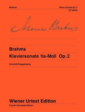 Piano Sonata In F Sharp Minor, Op. 2 / edited From Sources by Christian M. Schmidt.