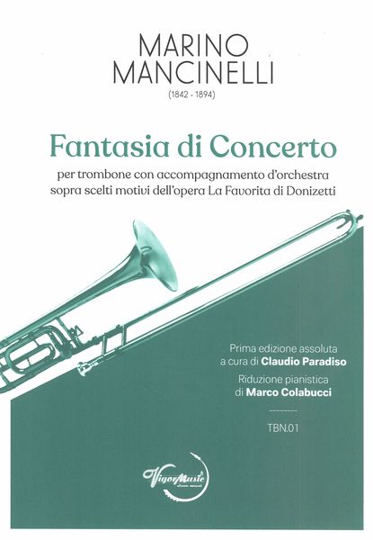 Fantasia Di Concerto : Per Trombone Con Accompagnamento d'Orchestra - Piano reduction.