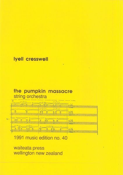Pumpkin Massacre : For String Orchestra (1987).