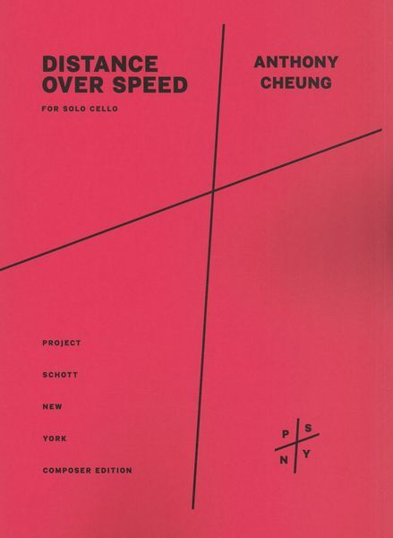 Distance Over Speed : For Solo Cello (2016).