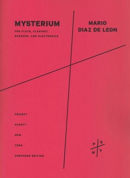 Mysterium : For Flute, Clarinet, Bassoon and Electronics (2016).