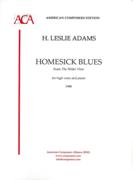 Homesick Blues, From The Wider View : For High and Low Voice and Piano (1988) [Download].
