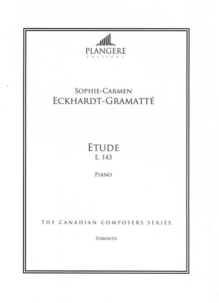 Etude, E. 143 : For Piano / edited by Brian McDonagh.