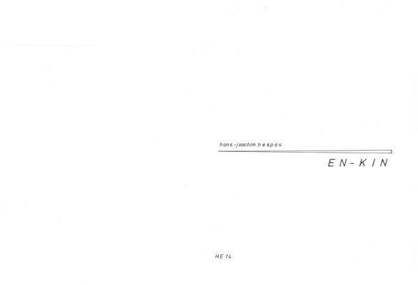 En—Kin - Das Fern-Nahe : Für Ensemble.