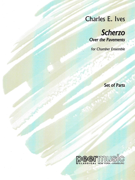 Scherzo - Over The Pavements : For Piano, Clarinet, Bassoon, Trumpet, Trombone & Percussion.