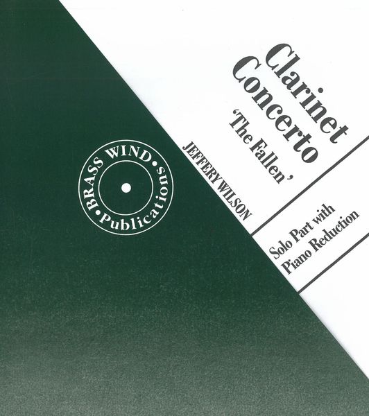Clarinet Concerto (The Fallen) - Piano reduction.