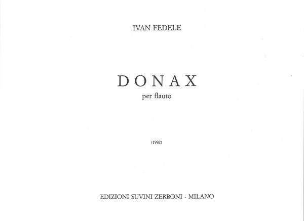 Donax : Per Flauto.