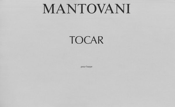 Tocar : Pour Harpe.