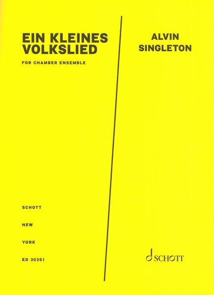 Kleines Volkslied : For Chamber Ensemble (1997).