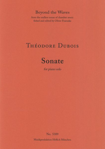 Sonata : For Piano Solo.