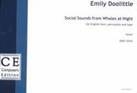 Social Sounds From Whales At Night : For English Horn, Percussion and Tape [Download].