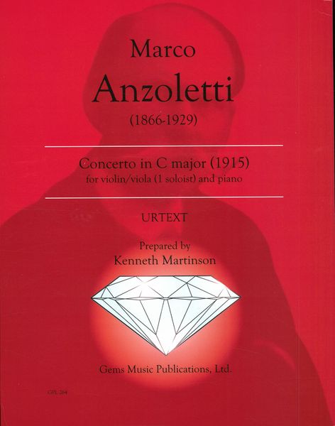 Concerto In C : For Violin/Viola (1 Sololist) and Piano (1915) / Prepared by Kenneth Martinson.