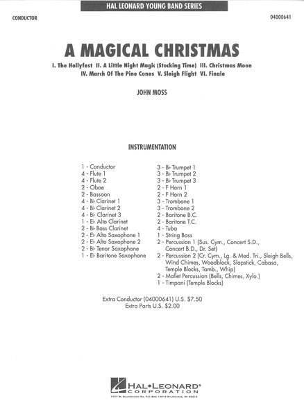 Magical Christmas : For Concert Band.